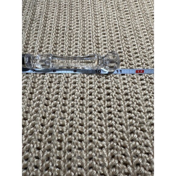 Wedding Anniversary Cake Knife & Server Set Clear Handles with 2 pk Scoops - Picture 5 of 11